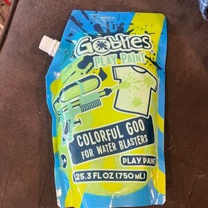 Goblies Play Paint Green Colorful Goo for Water Blasters 25.3 oz